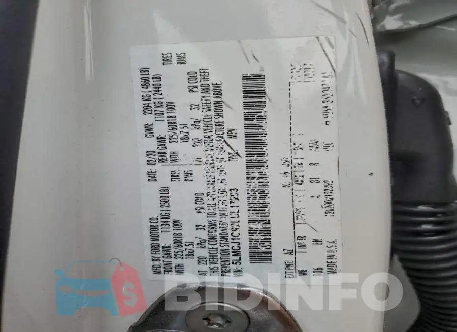 5LMCJ1C92LUL17293 Photo# 13