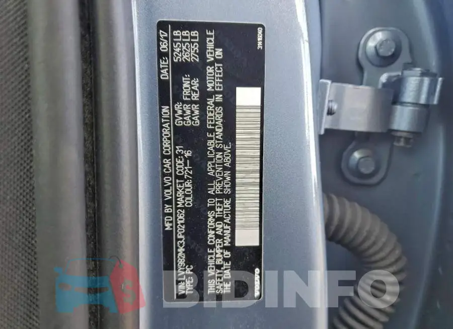 LVY982MK3JP021062 Photo# 12