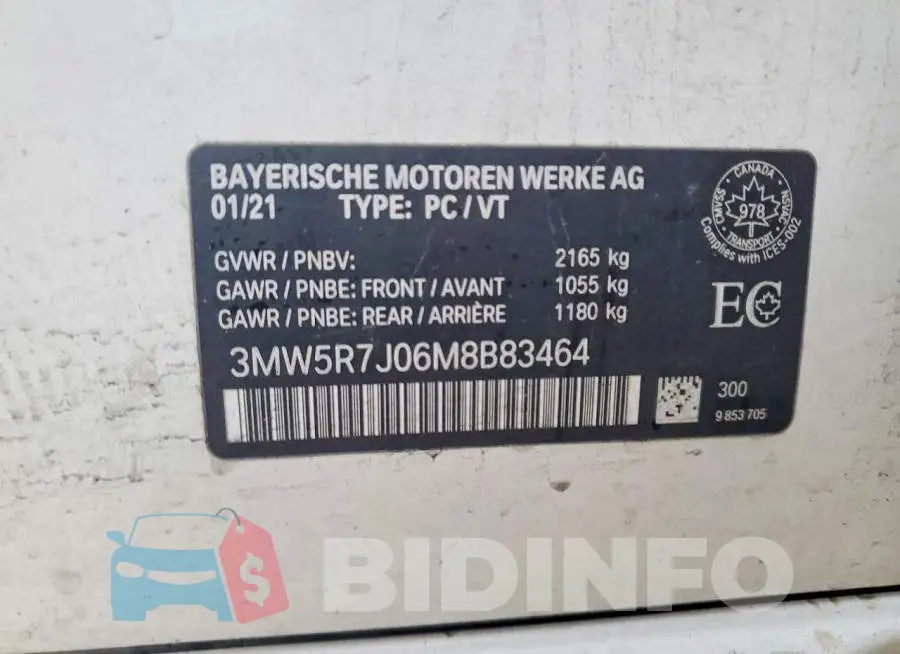3MW5R7J06M8B83464 Photo# 12