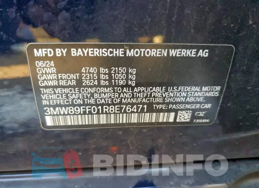 3MW89FF01R8E76471 Photo# 13