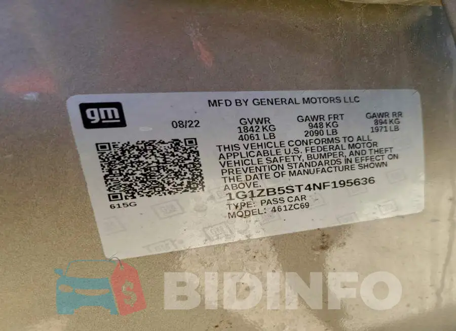 1G1ZB5ST4NF195636 Photo# 12
