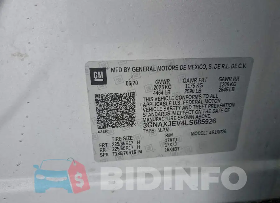 3GNAXJEV4LS685926 Photo# 13
