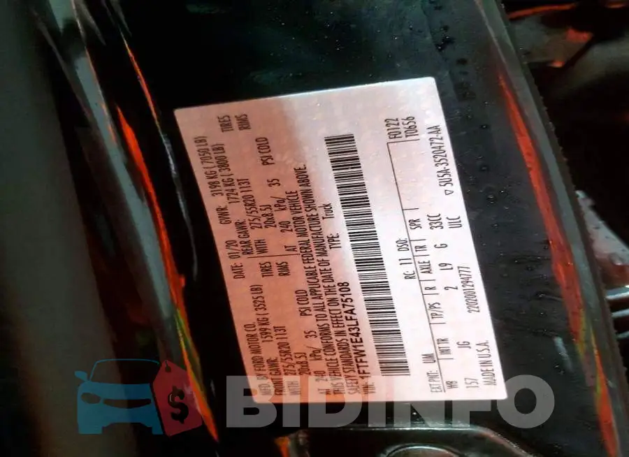 1FTFW1E43LFA75108 Photo# 13