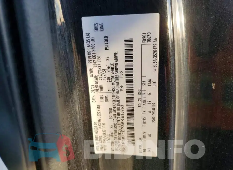 1FTMF1EP2MKE15763 Photo# 12