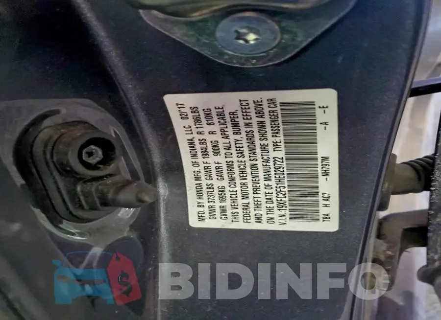19XFC2F51HE029722 Photo# 12