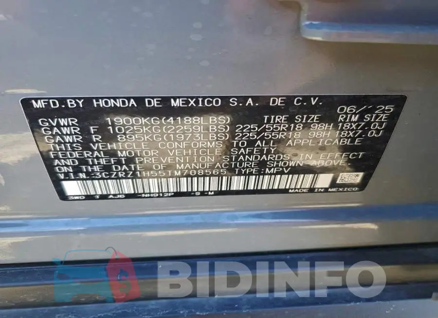 3CZRZ1H55TM708565 Photo# 13