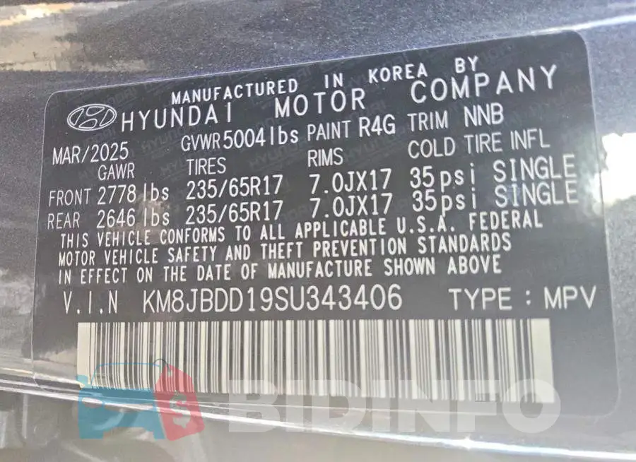 KM8JBDD19SU343406 Photo# 13