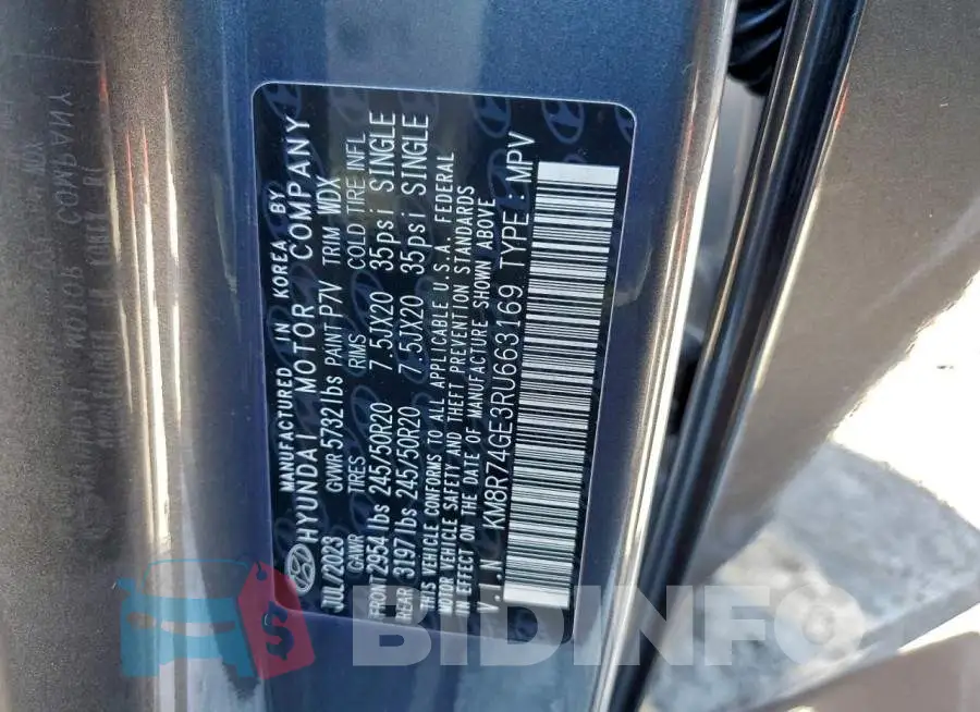 KM8R74GE3RU663169 Photo# 13