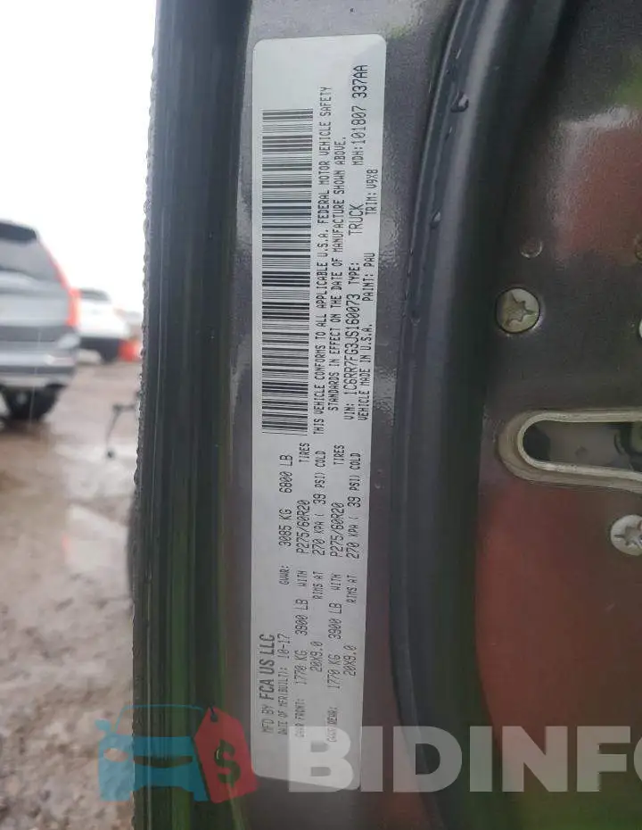 1C6RR7FG3JS160073 Photo# 12