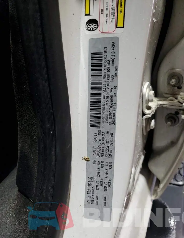 1C6SRFJTXKN760069 Photo# 12