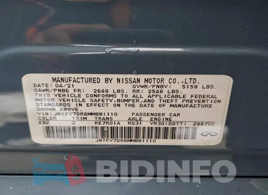JN1FV7DR6MM881110 Photo# 13