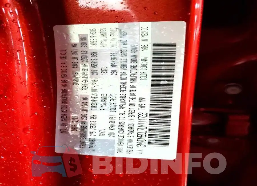 3MVDMBDL7LM111733 Photo# 13