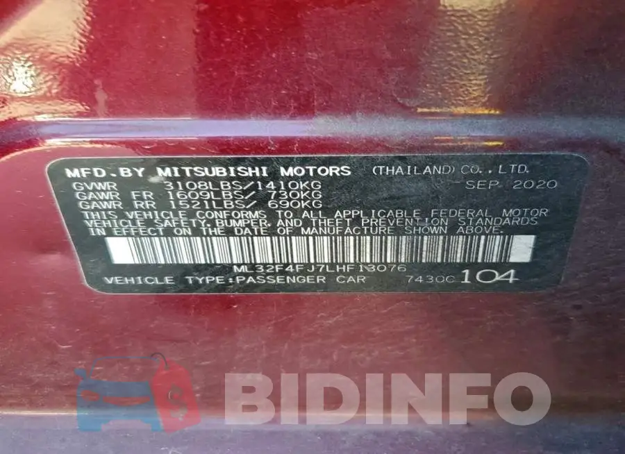ML32F4FJ7LHF13076 Photo# 12