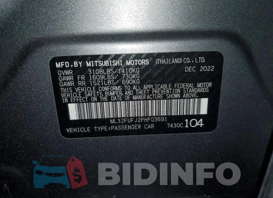 ML32FUFJ2PHF03691 Photo# 13