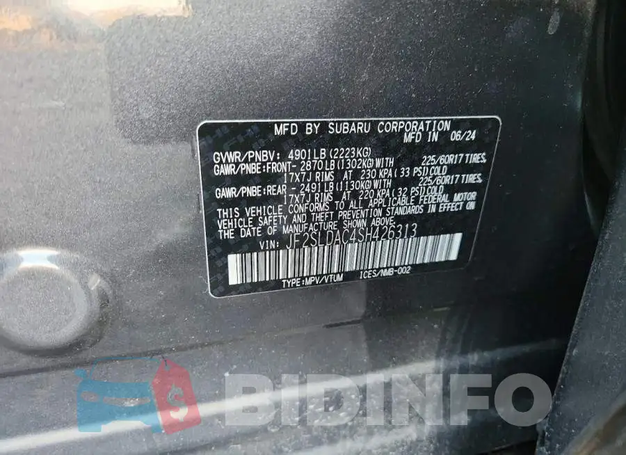 JF2SLDAC4SH426313 Photo# 13