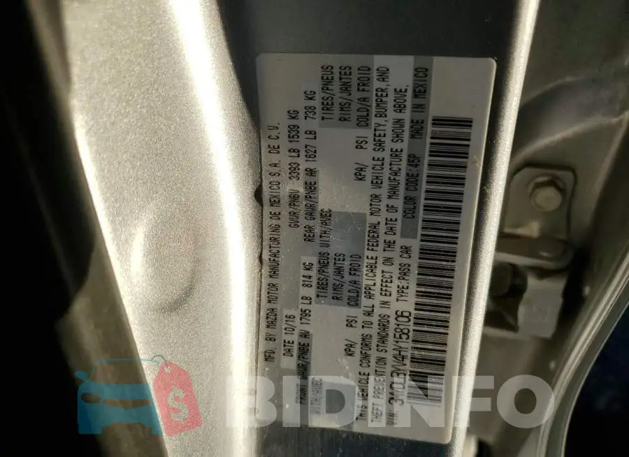 3MYDLBYV4HY158106 Photo# 12