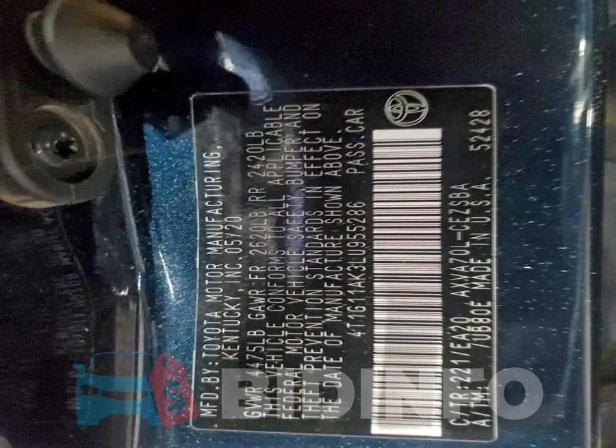 4T1G11AK3LU955286 Photo# 12