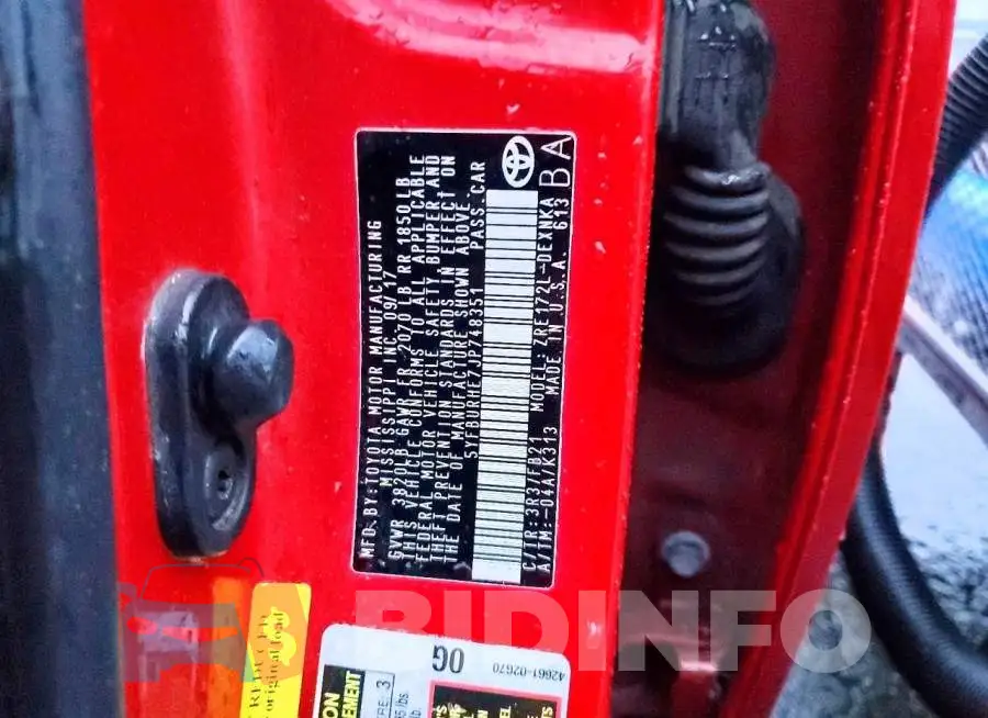 5YFBURHE7JP748351 Photo# 12