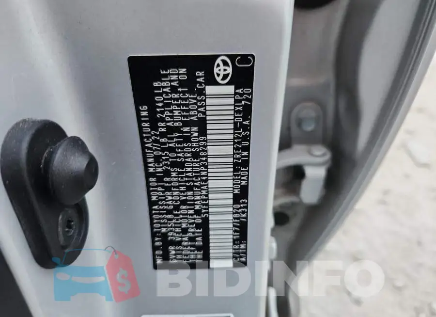 5YFEPMAE4NP348299 Photo# 12