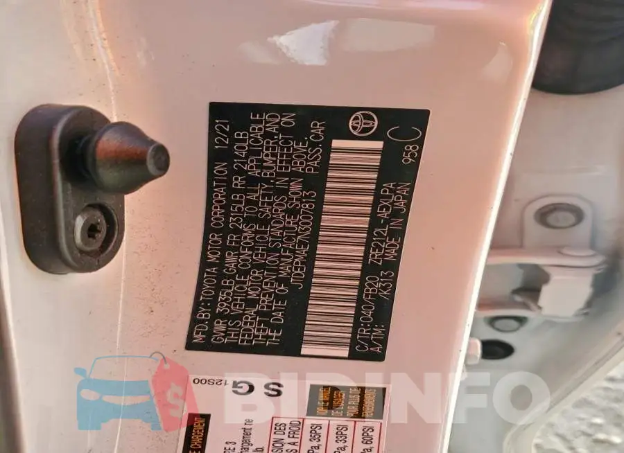 JTDEPMAE7N3007813 Photo# 12