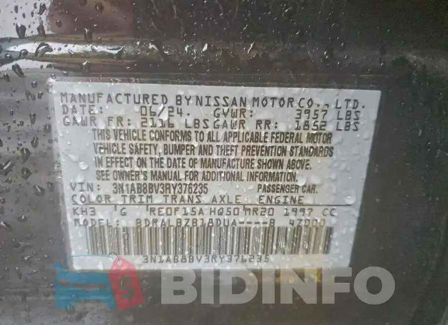3N1AB8BV3RY376235 Photo# 12