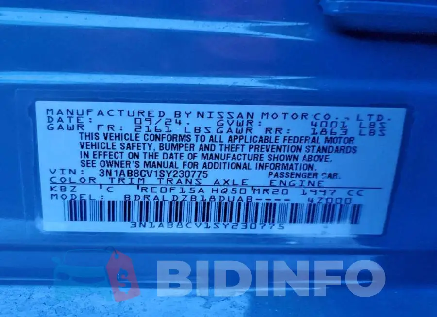 3N1AB8CV1SY230775 Photo# 12
