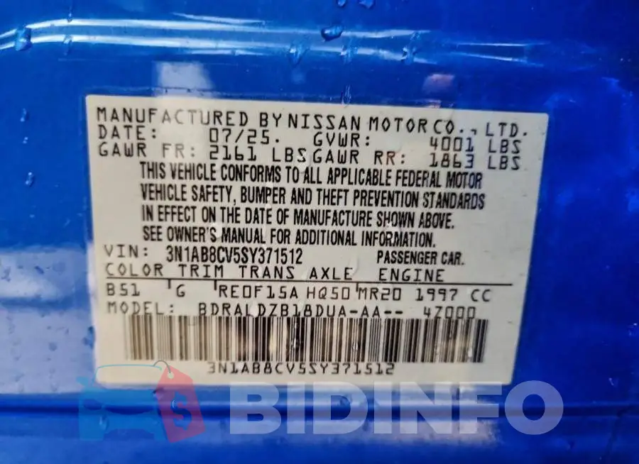 3N1AB8CV5SY371512 Photo# 12