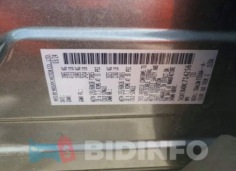 5N1BT3BA0RC714256 Photo# 13