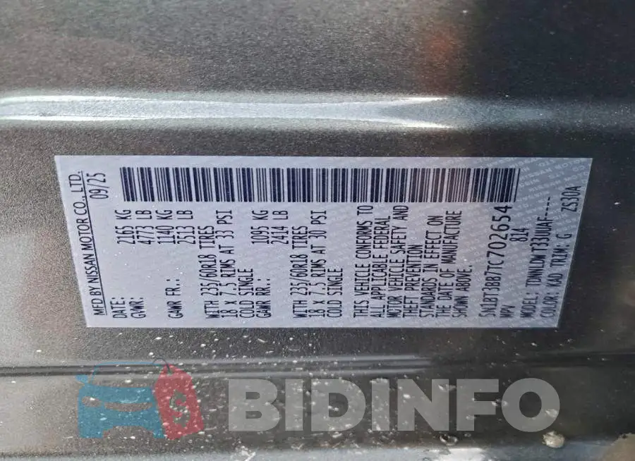 5N1BT3BB7TC702654 Photo# 14