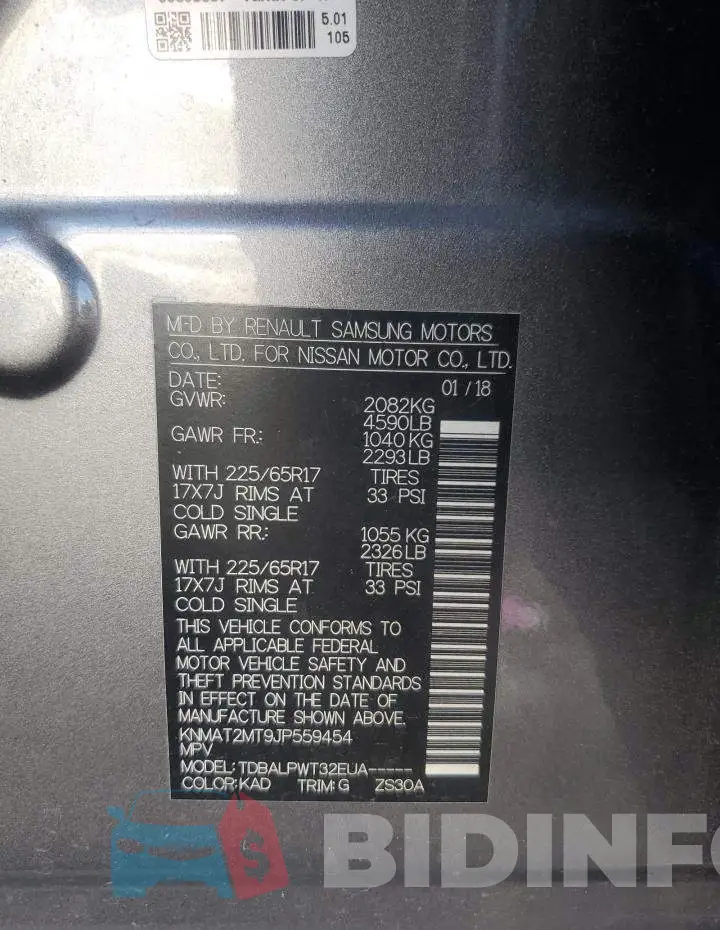 KNMAT2MT9JP559454 Photo# 12