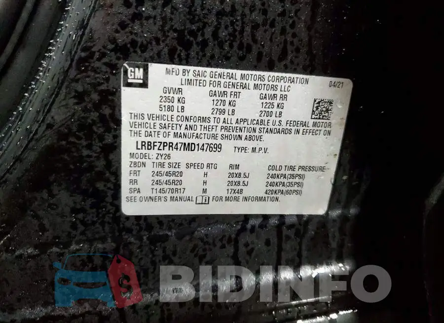 LRBFZPR47MD147699 Photo# 13