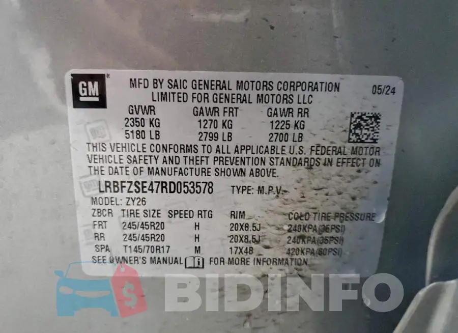 LRBFZSE47RD053578 Photo# 13