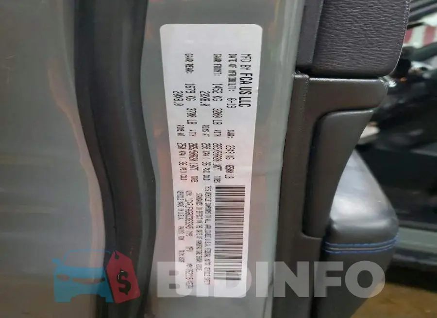 1C4RJFAG6KC823245 Photo# 14