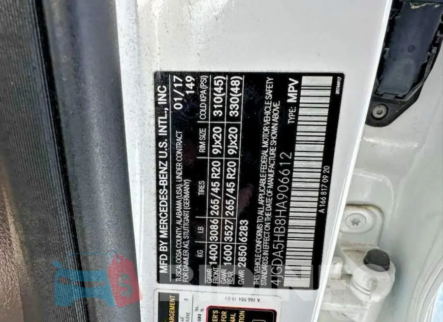 4JGDA5HB8HA906612 Photo# 10