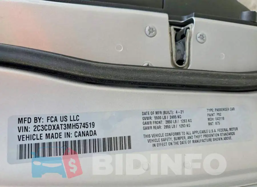 2C3CDXAT3MH574519 Photo# 12