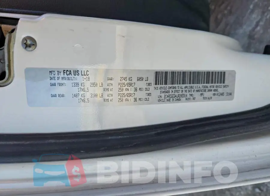 2C4RDGEG4JR203314 Photo# 13