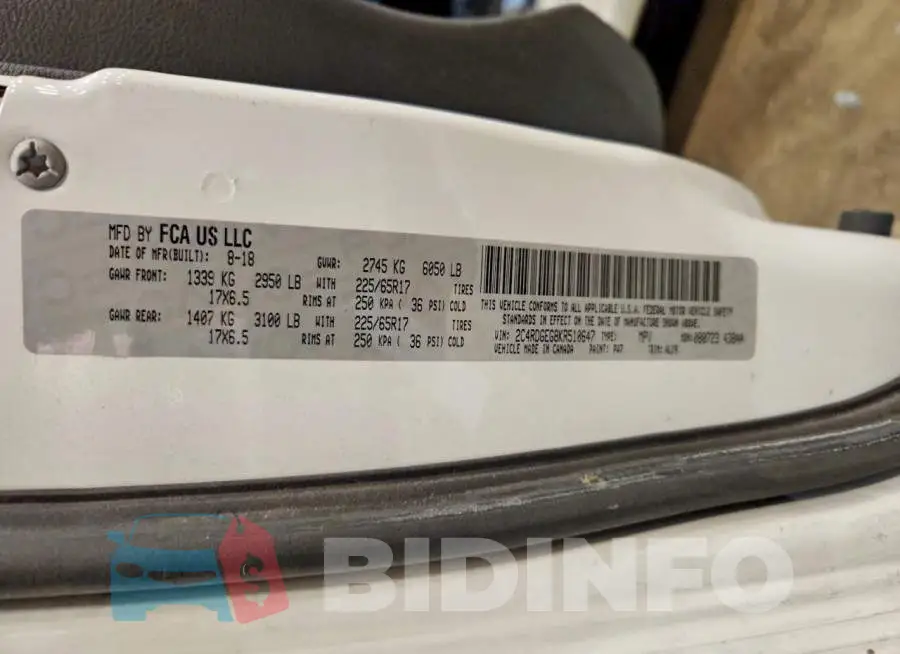 2C4RDGEG8KR510647 Photo# 13