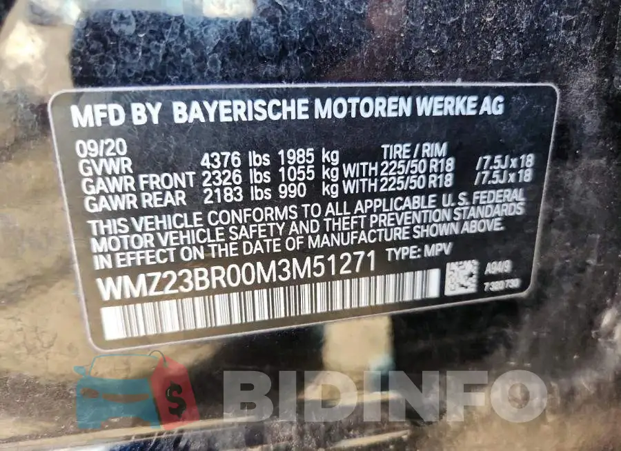 WMZ23BR00M3M51271 Photo# 13