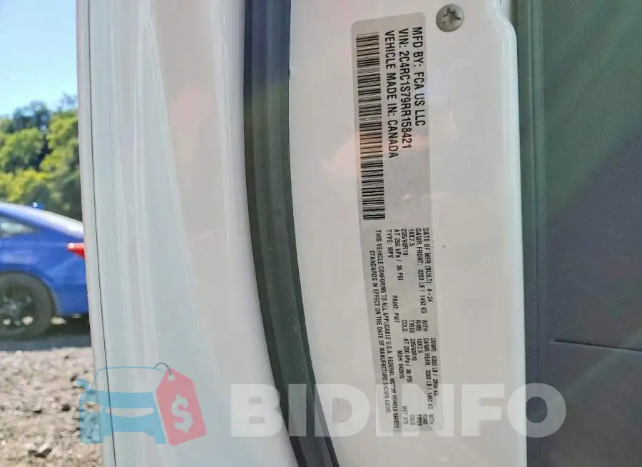 2C4RC1S79RR158421 Photo# 13