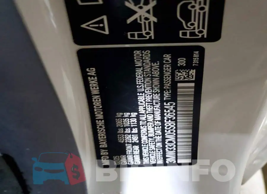 3MW33CM05S8F36545 Photo# 12