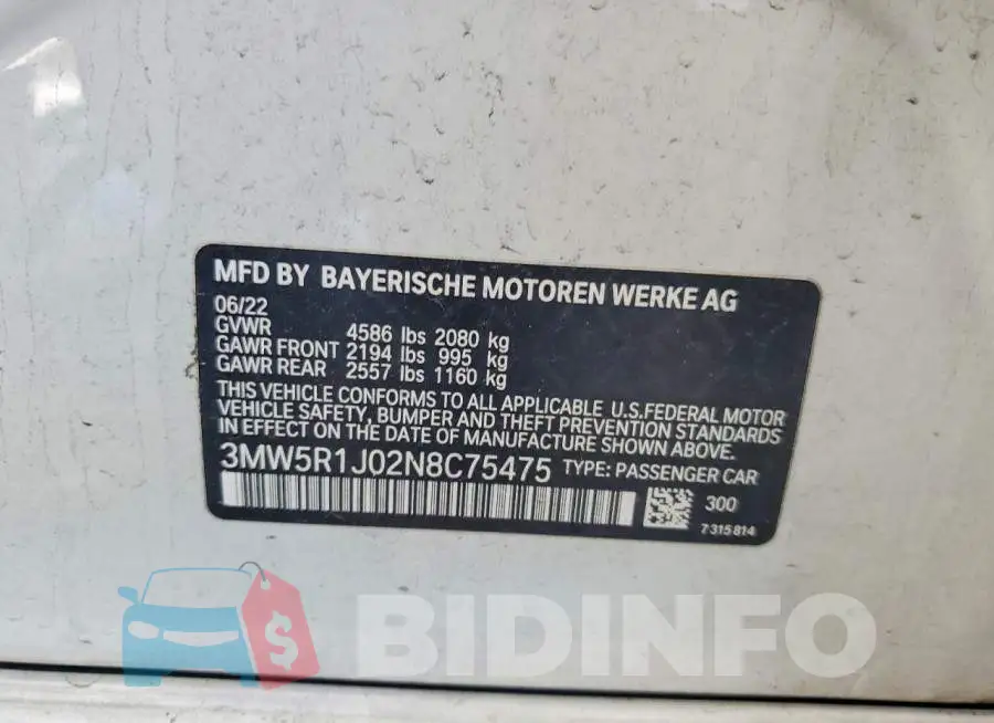 3MW5R1J02N8C75475 Photo# 12