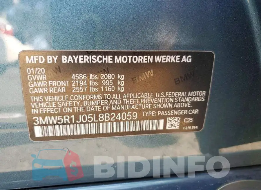3MW5R1J05L8B24059 Photo# 12