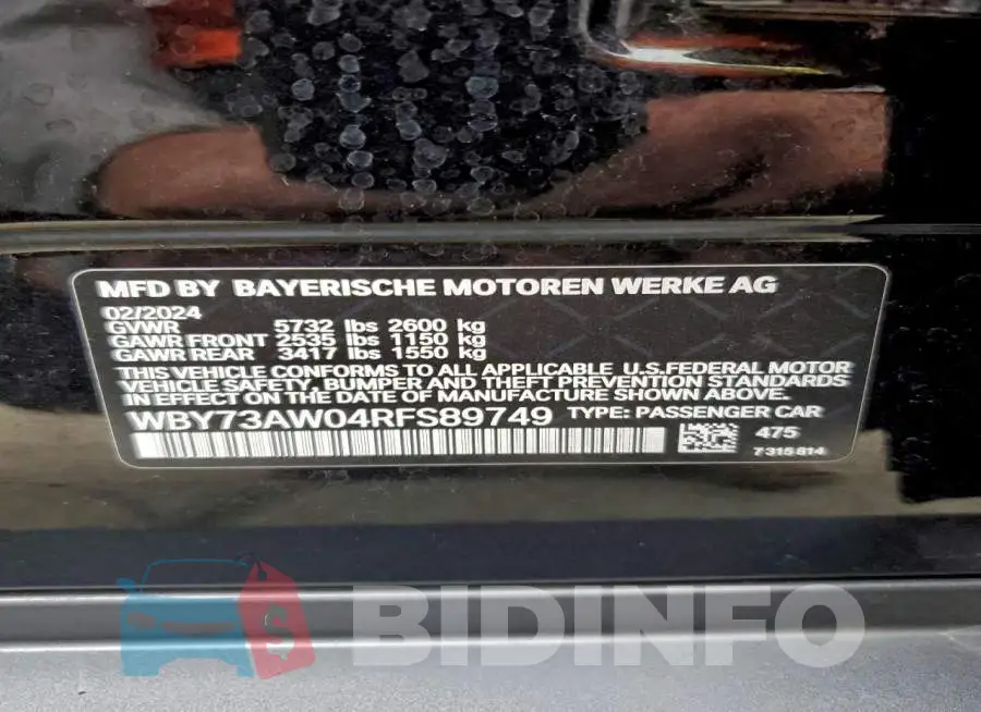 WBY73AW04RFS89749 Photo# 12