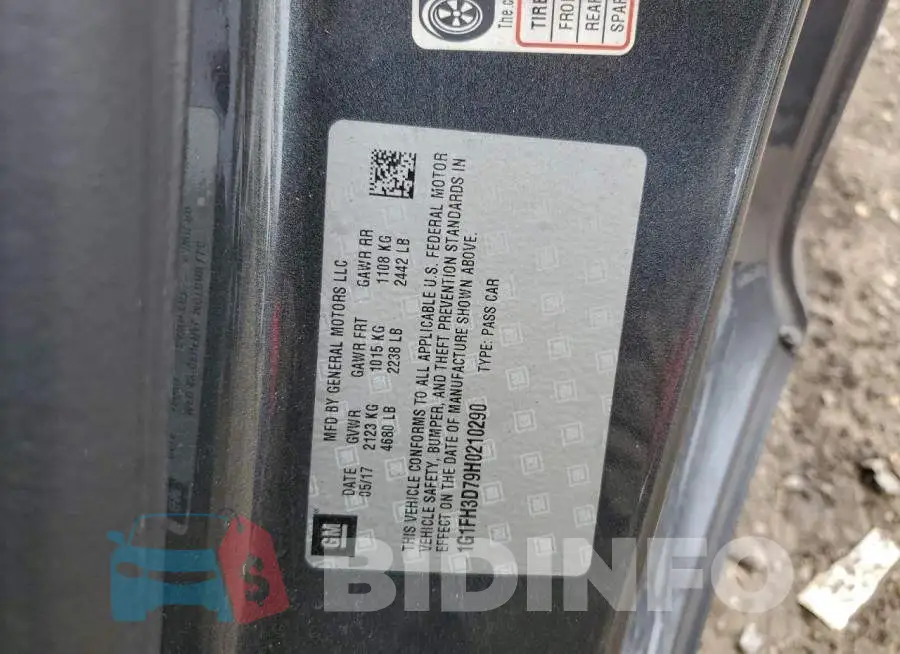 1G1FH3D79H0210290 Photo# 12