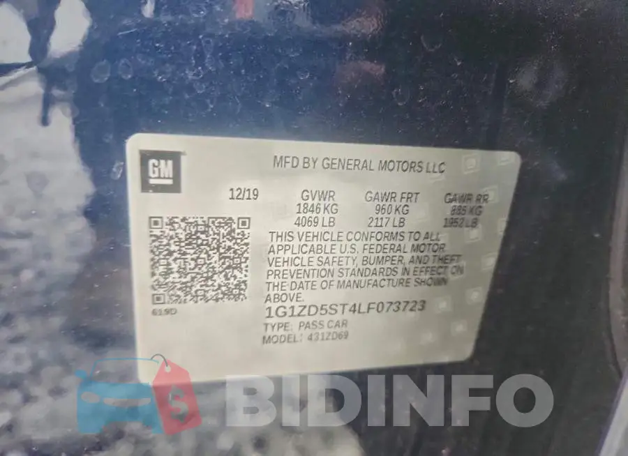 1G1ZD5ST4LF073723 Photo# 12