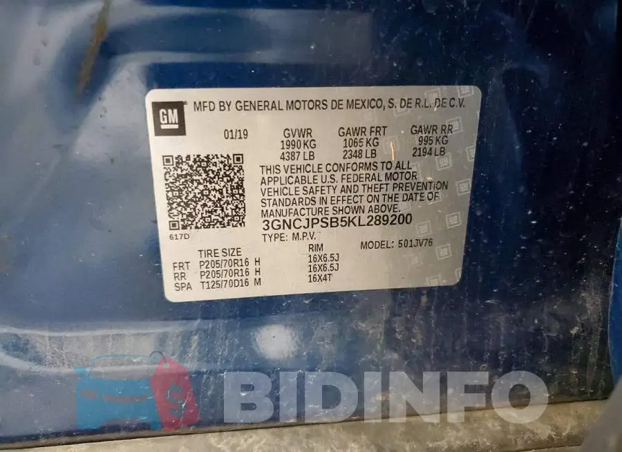 3GNCJPSB5KL289200 Photo# 13