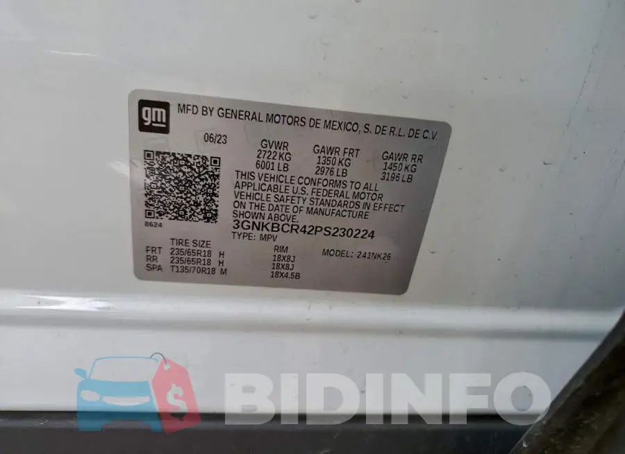 3GNKBCR42PS230224 Photo# 14