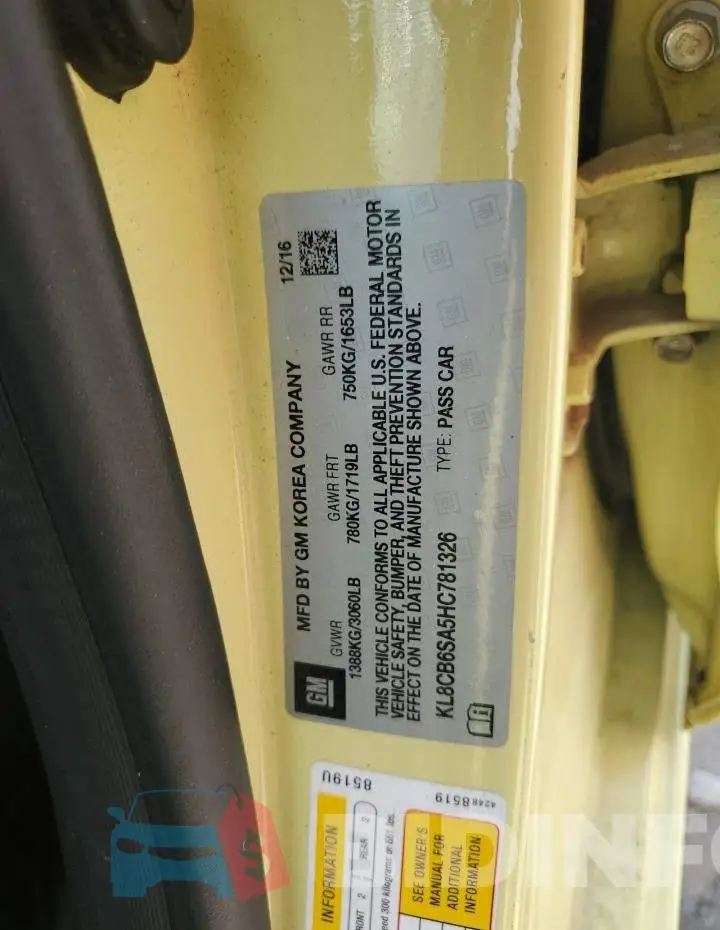 KL8CB6SA5HC781326 Photo# 12