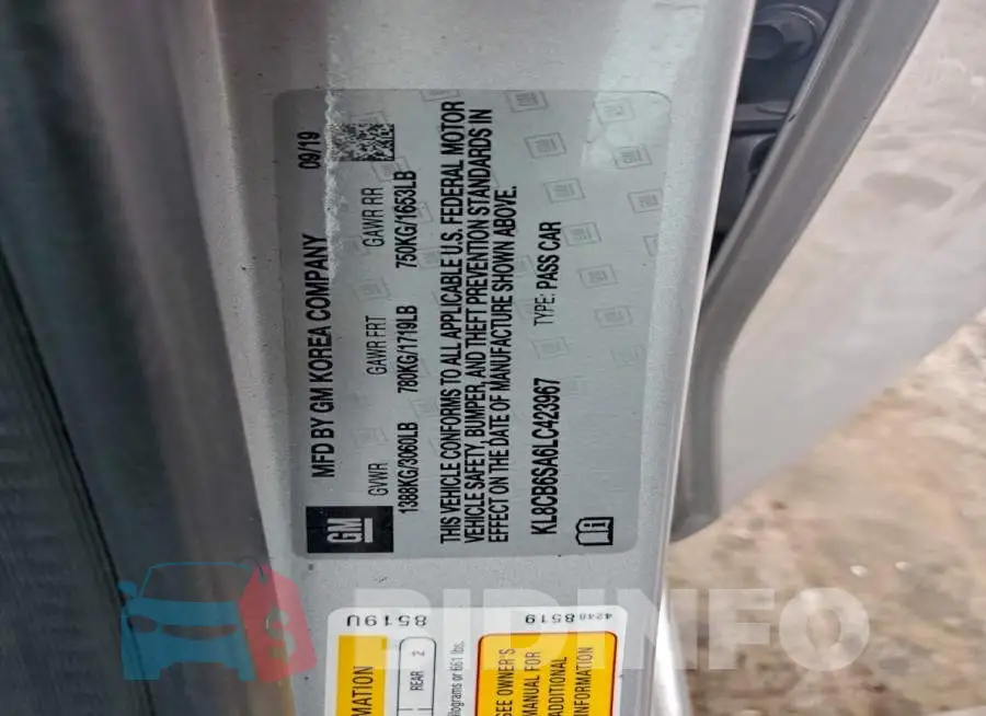 KL8CB6SA6LC423967 Photo# 13