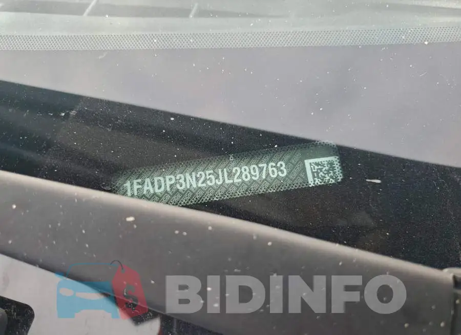 1FADP3N25JL289763 Photo# 12